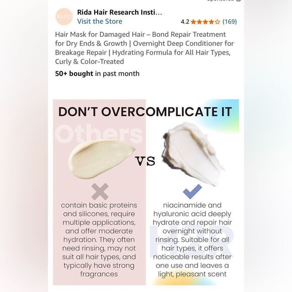 (Barely Used) Hair Bonding Bundle - includes Amika Kure and H2R Masques - Picture 8 of 10